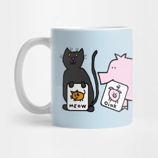 Cute Animals Art Club Mug